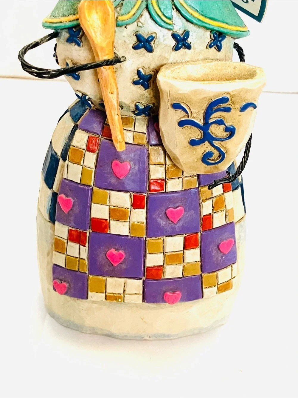 Jim Shore 2006 Heartwood Creek Woman Snowman Ornament 5.5in Tall